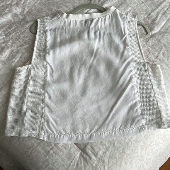 Rebecca Minkoff White crop‎ Top - Picture 2 of 4